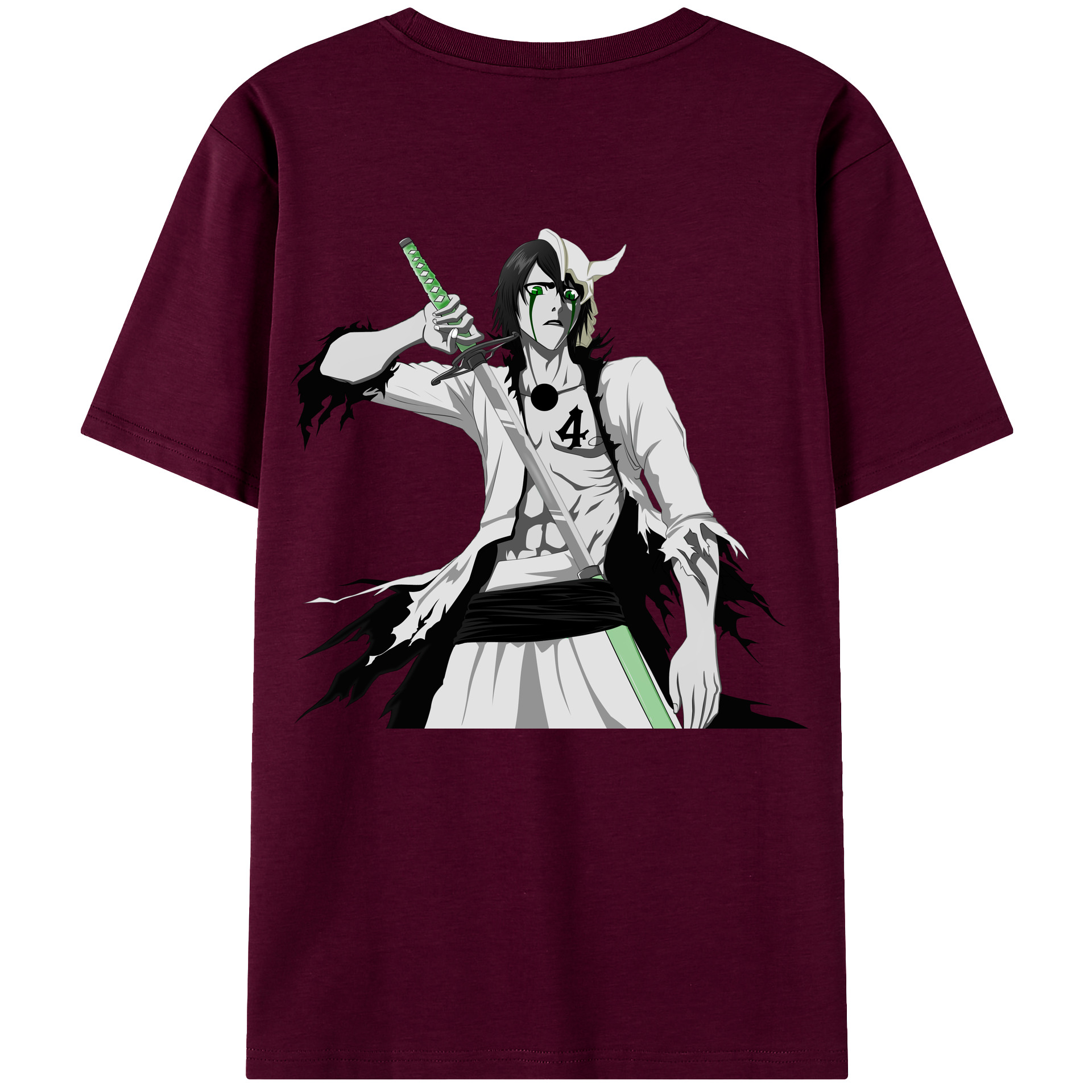 （画像用） ブリーチ ウルキオラ·シファー BLEACH Ulquiorra cifer レディース半袖Tシャツ(バックプリント)